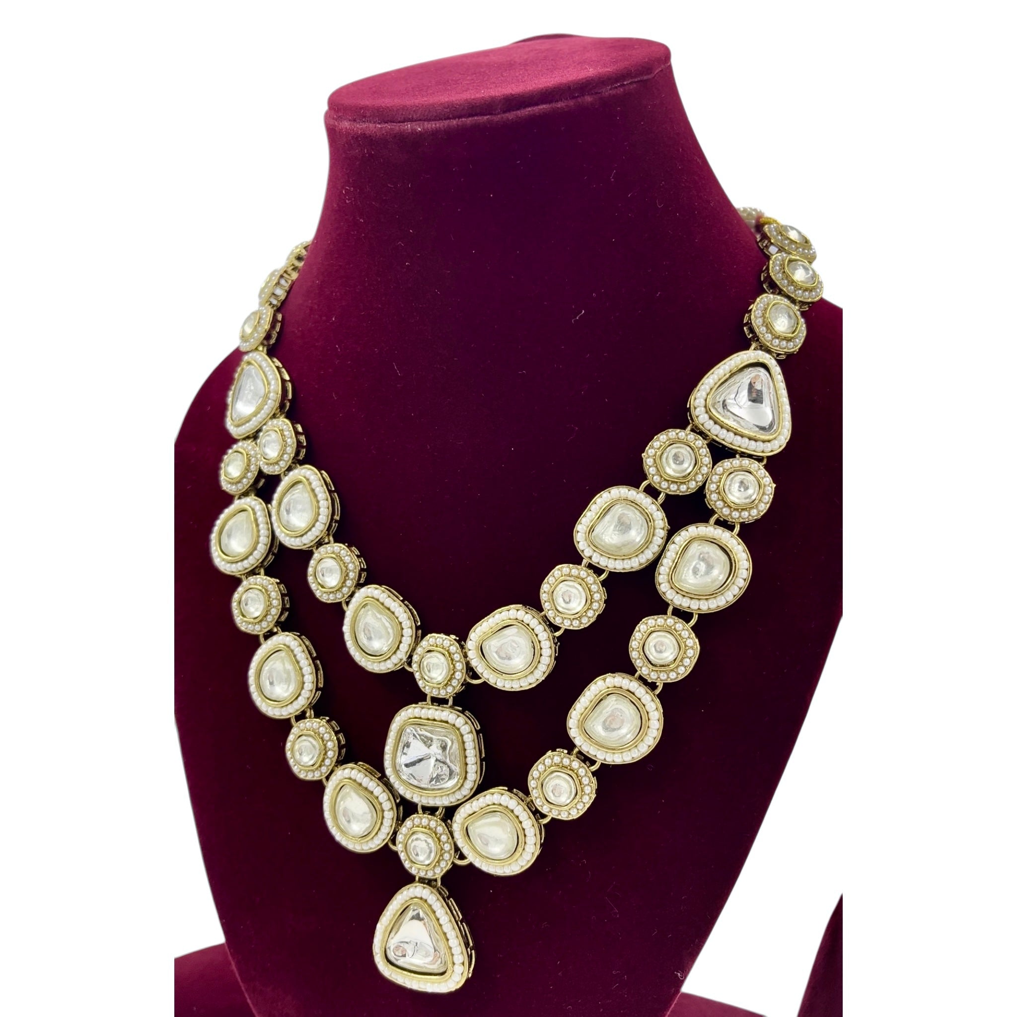 Lavish Giftz Antique Classic Gold Plated Necklace Set