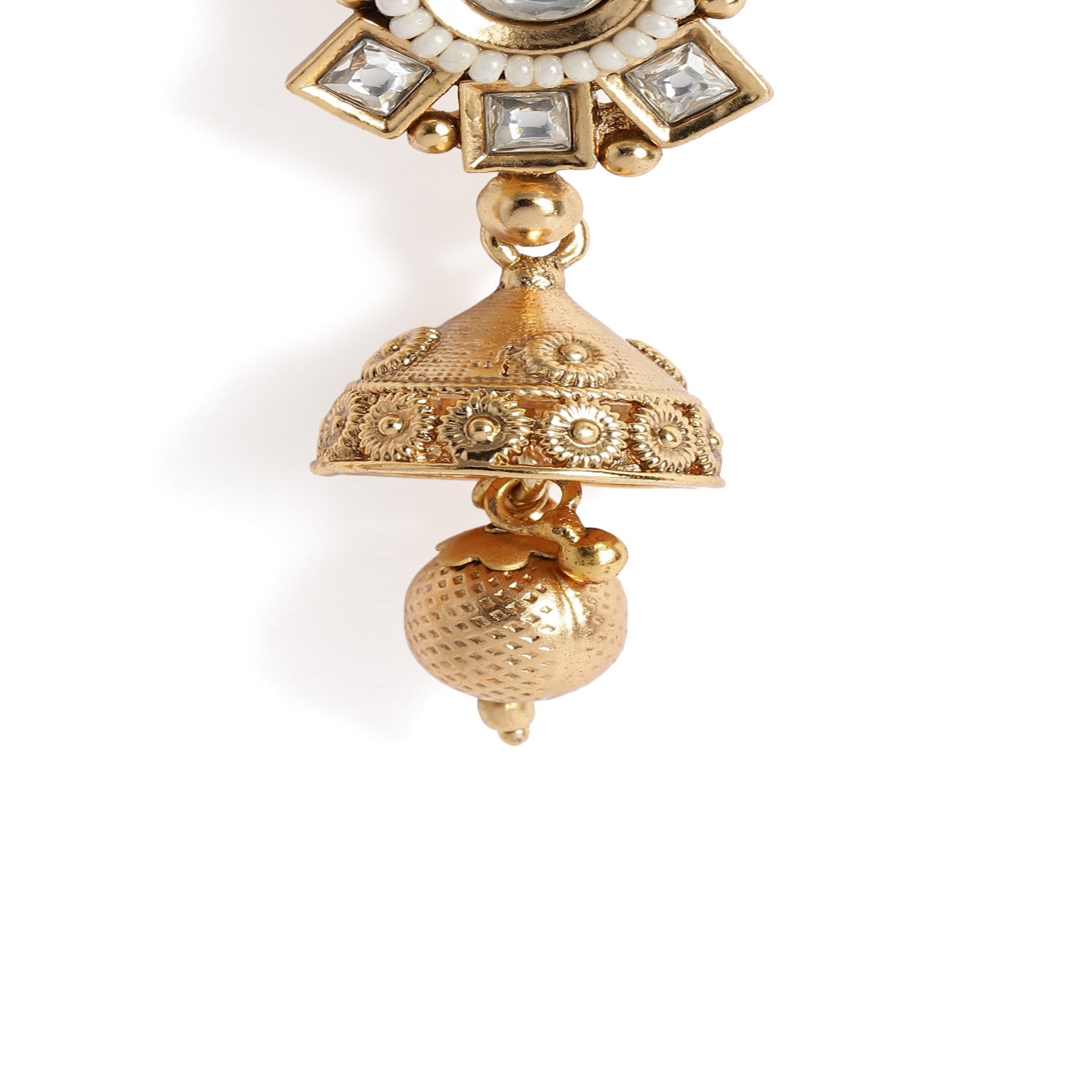 Gold Plated Antique Delicate Necklace Set