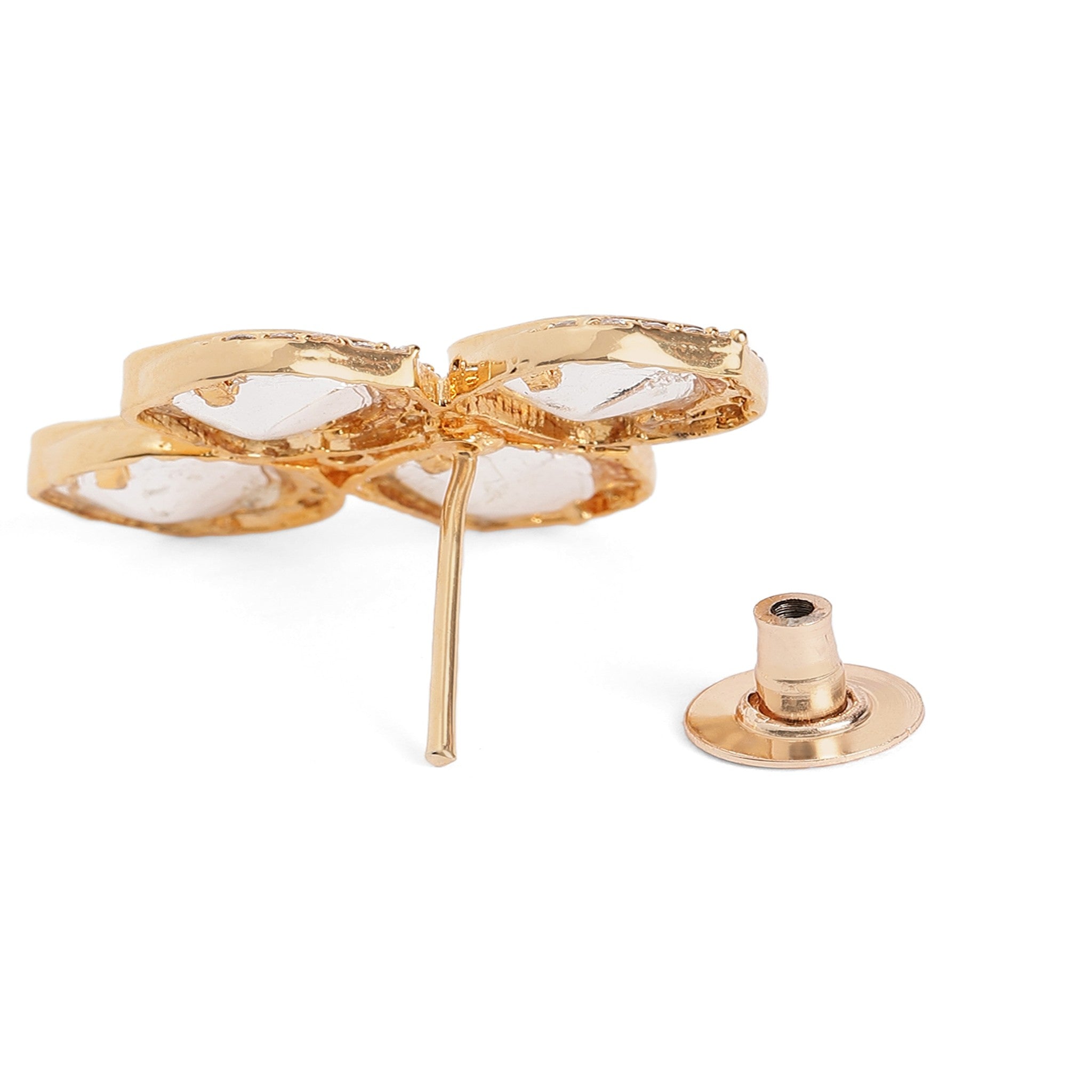 Gold Plated Kundan Classic Necklace Set