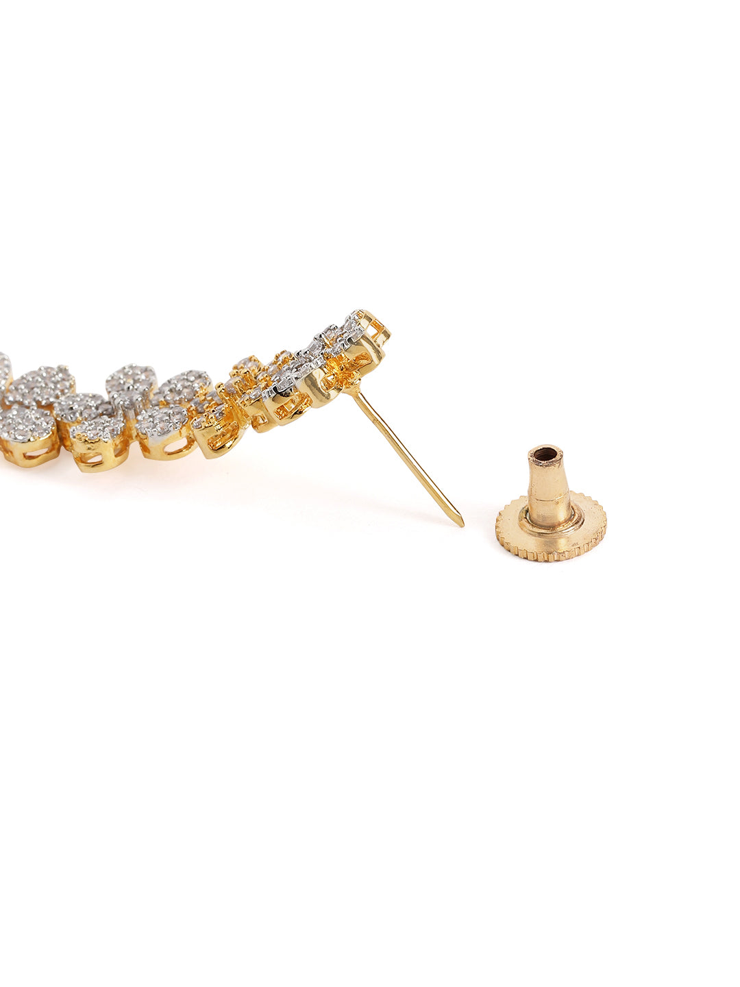 Gold-Plated AD-Studded Jewellery Set