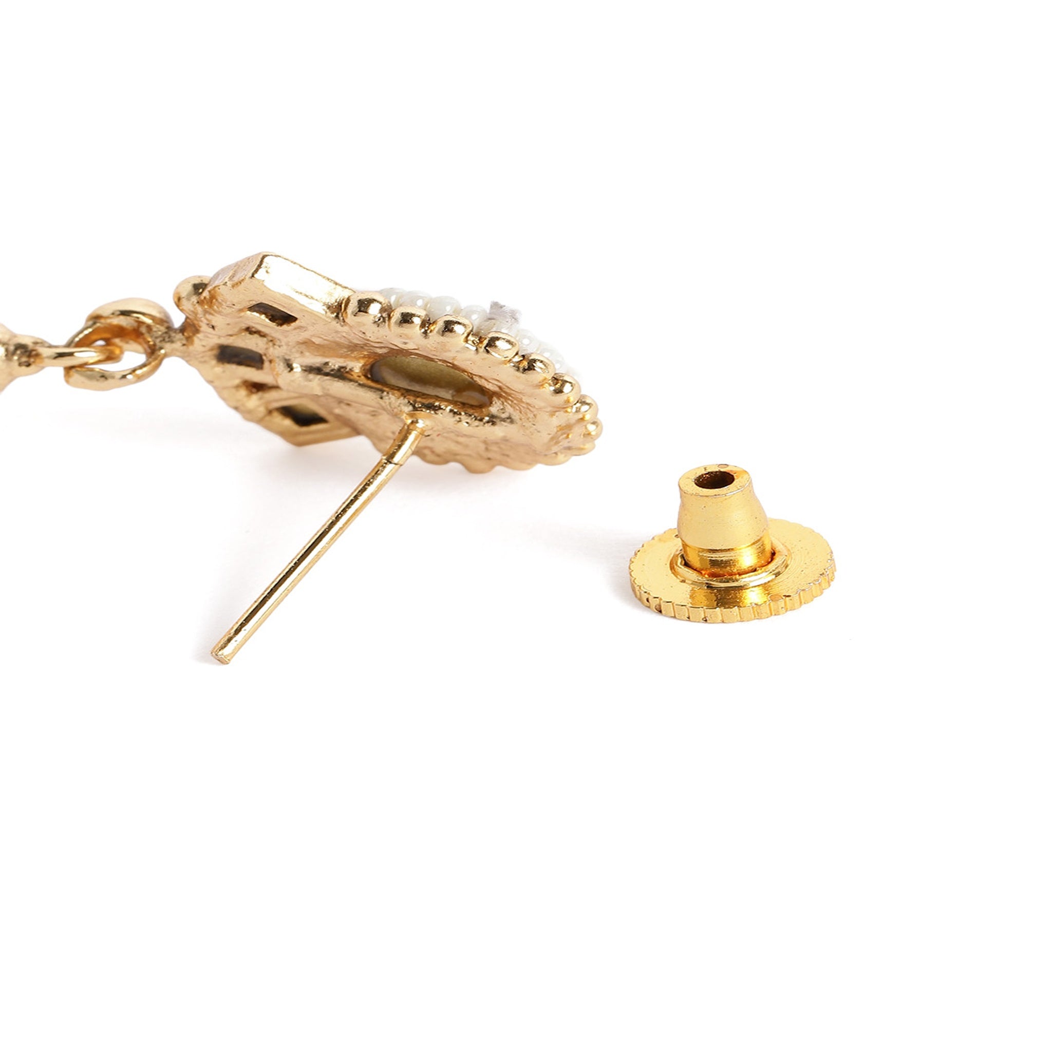 Gold Plated Antique Delicate Necklace Set