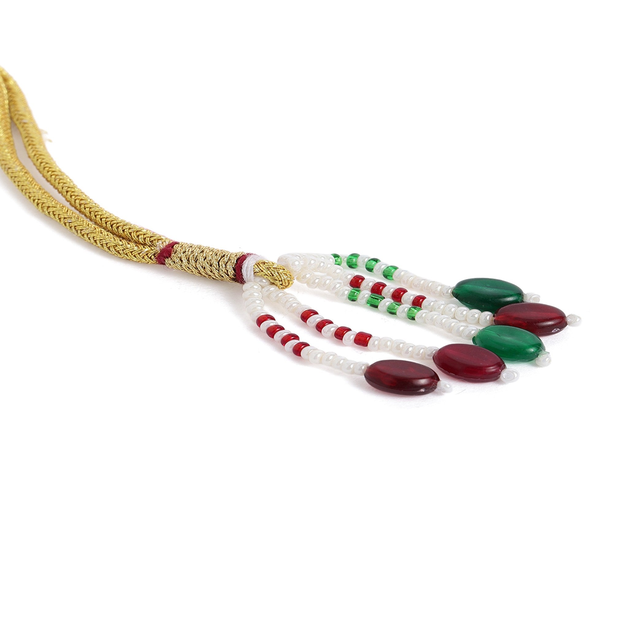 Gold Plated Mother Of Pearl Necklace Set