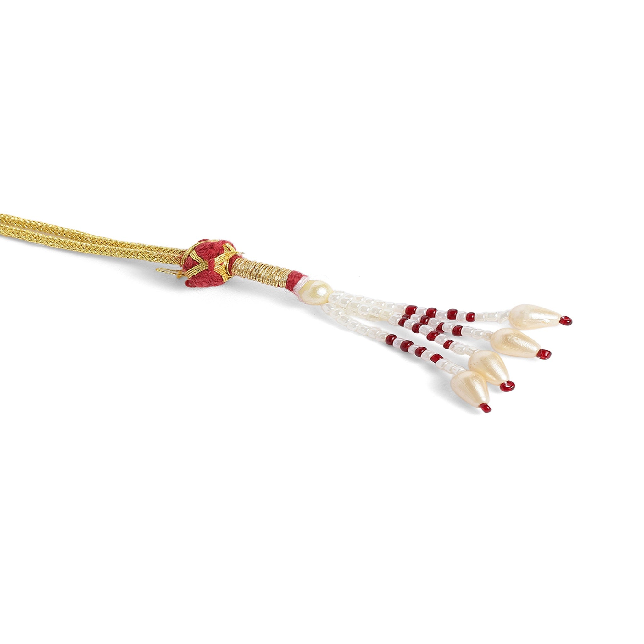 Bollywood Style Maroon Necklace Set