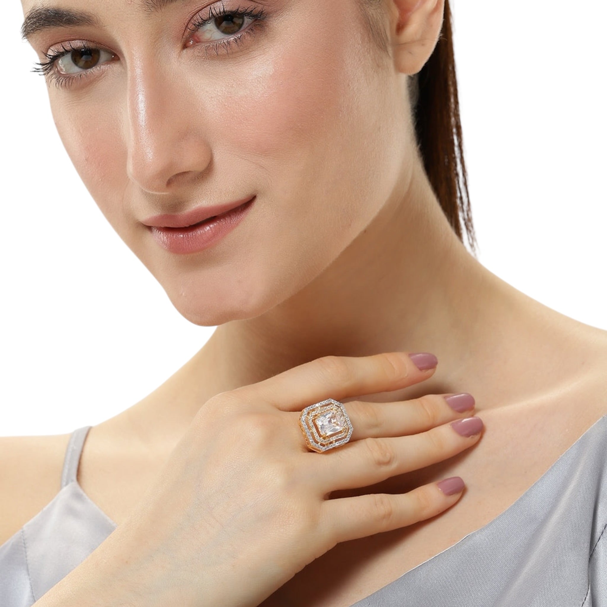 Lavish Giftz Lumina Adjustable Ring