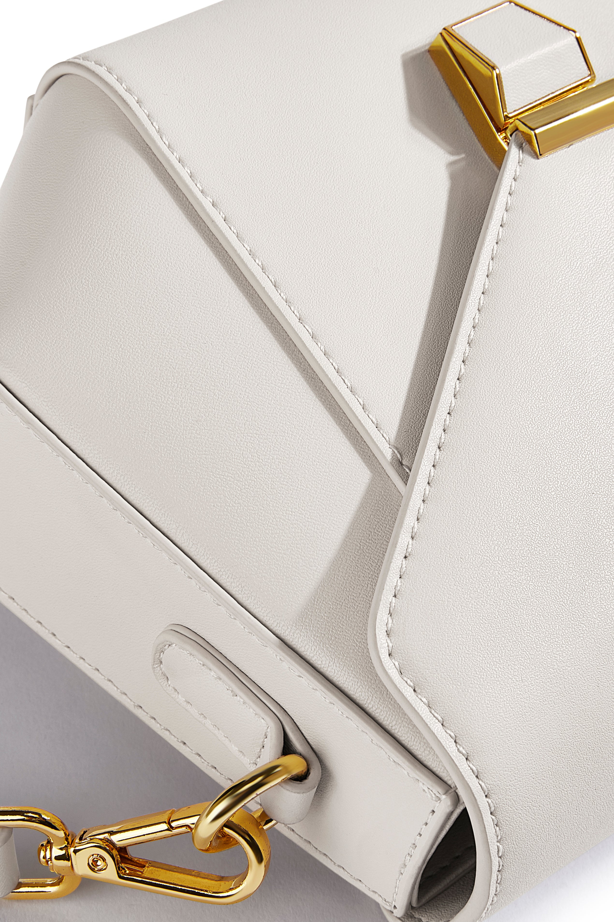 Lavish Giftz White Sophisticated Shoulder Bag with Dual Style Straps
