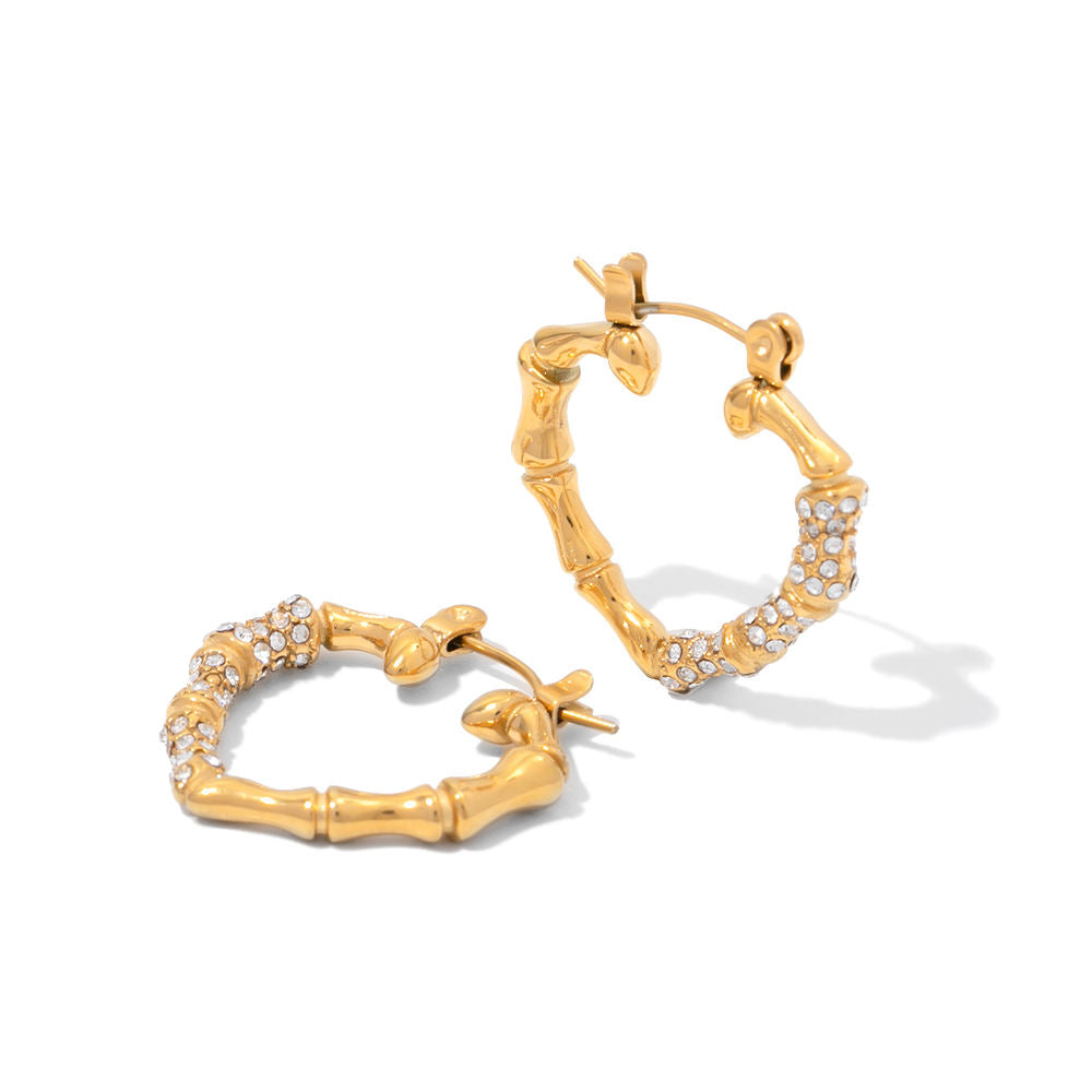 Lavish Giftz Aroha Heart Stud Earrings