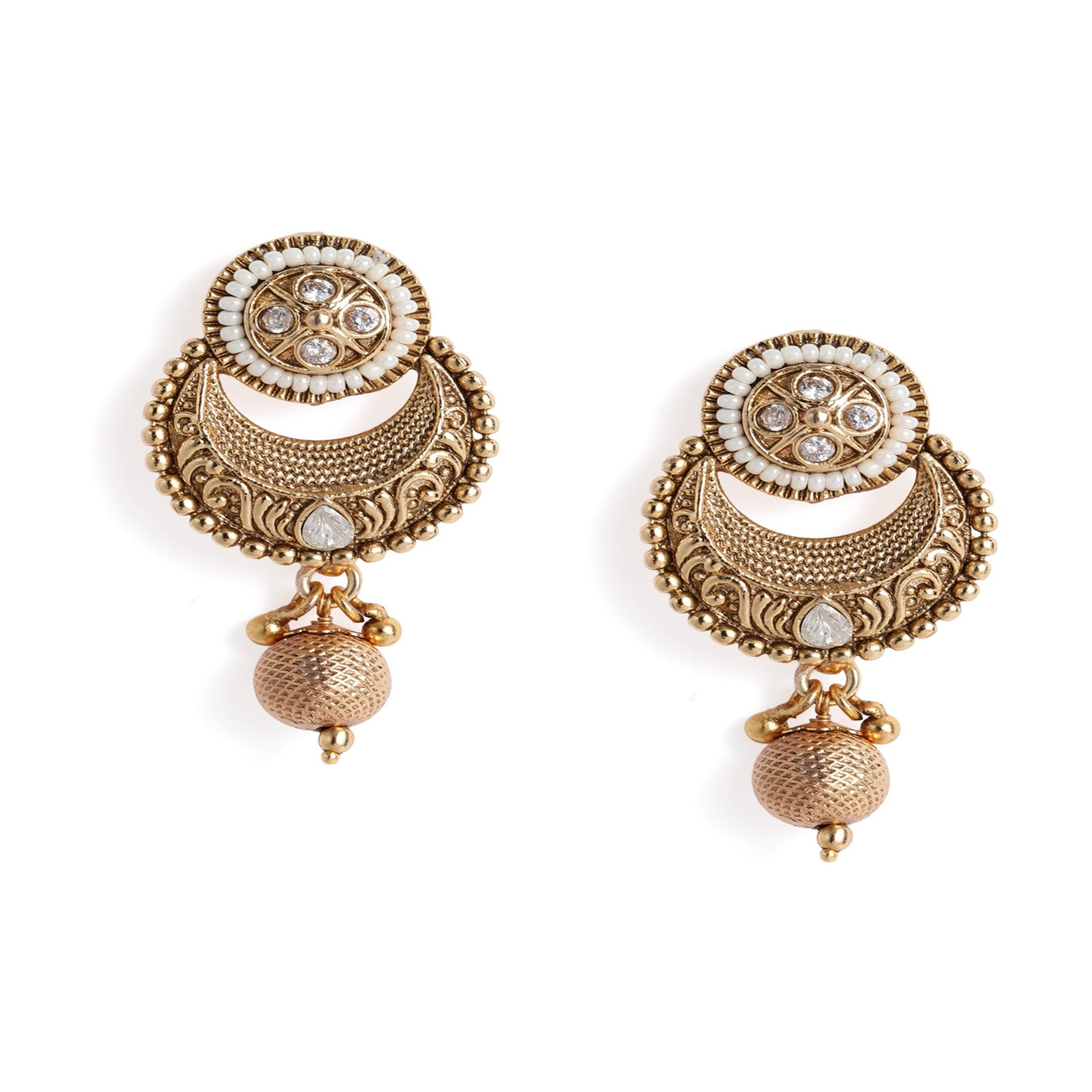 Gold Plated Antique Necklace Set