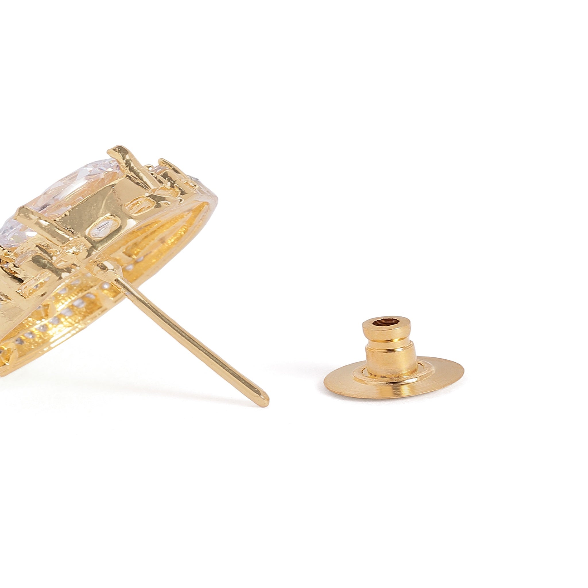 Gold-Plated Cubic Zirconia Tops