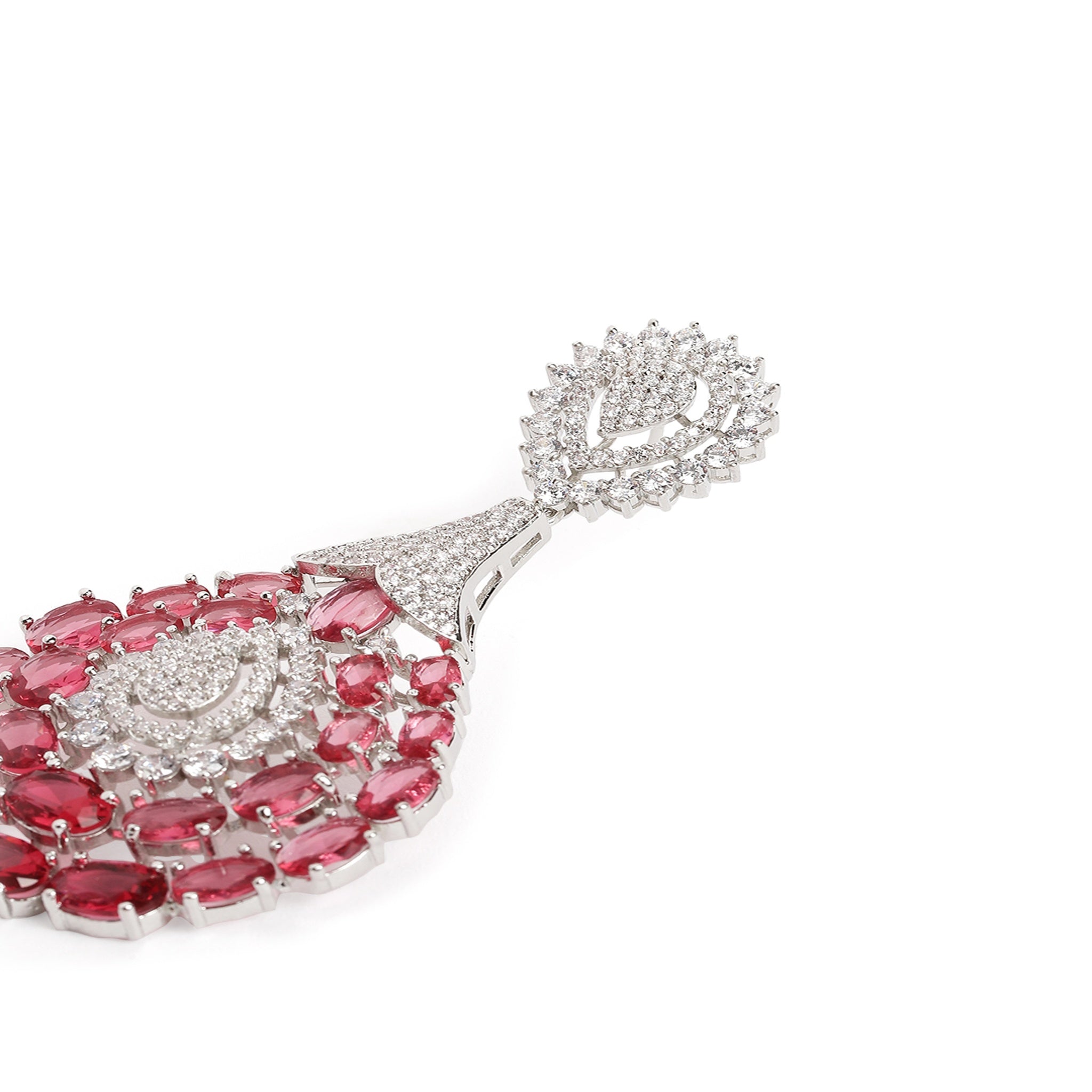 Silver-Toned Rani Classic Drop Earrings