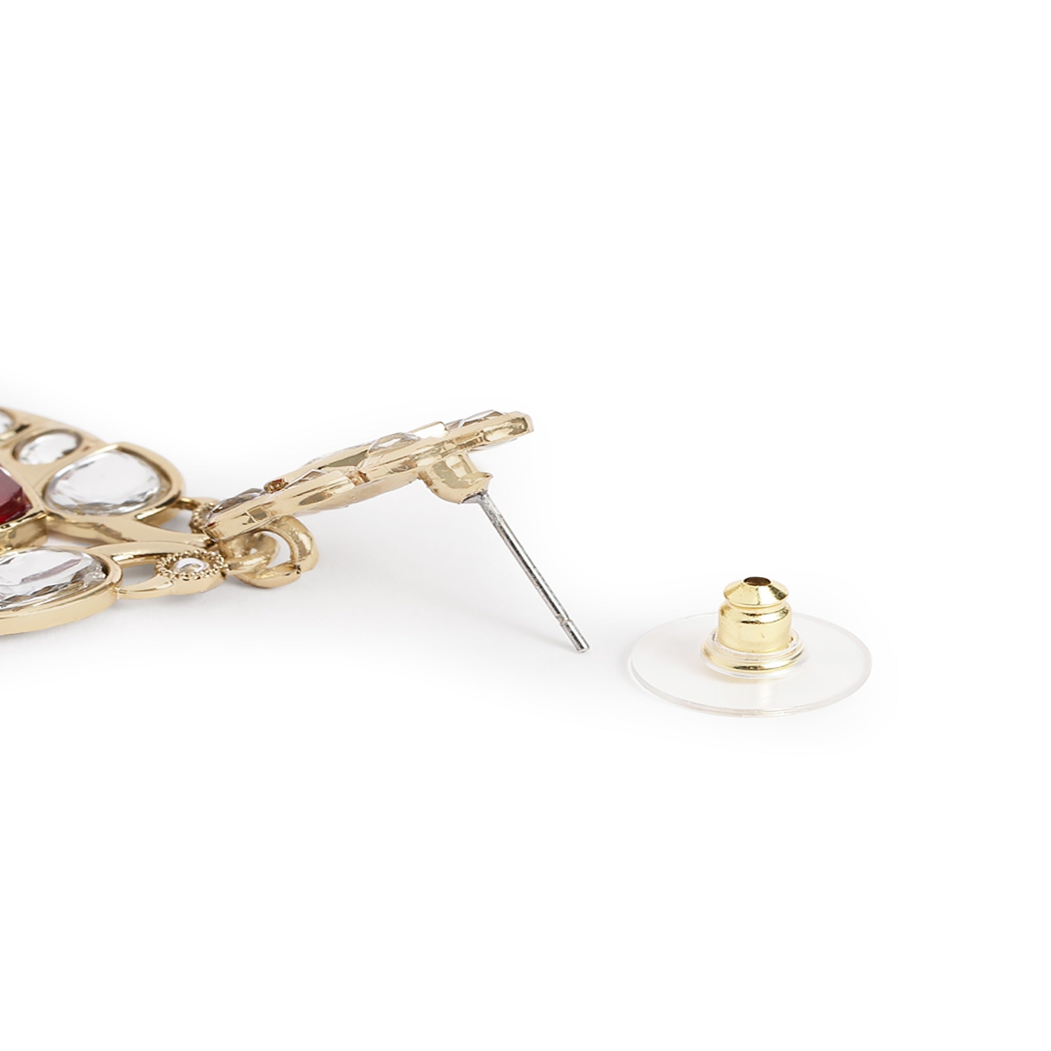 Gold Plated Rani Drop Earrings