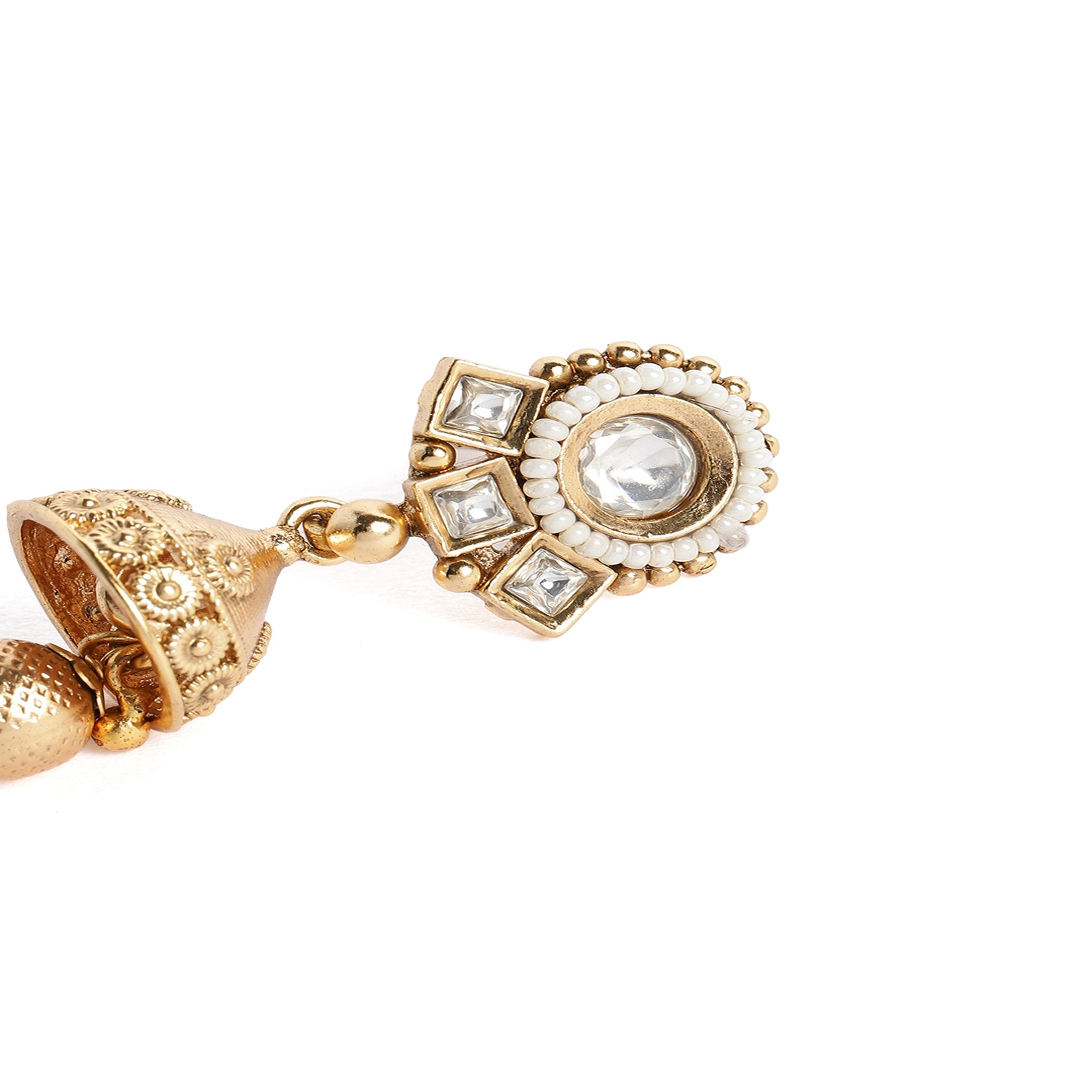Gold Plated Antique Delicate Necklace Set