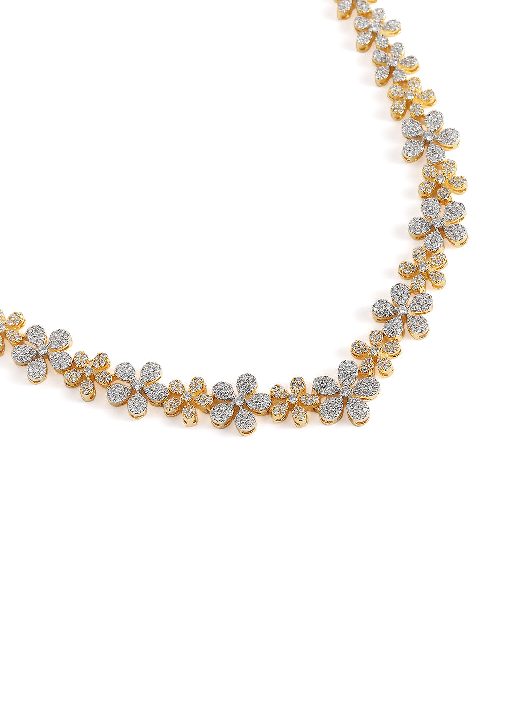 Gold-Plated AD-Studded Jewellery Set
