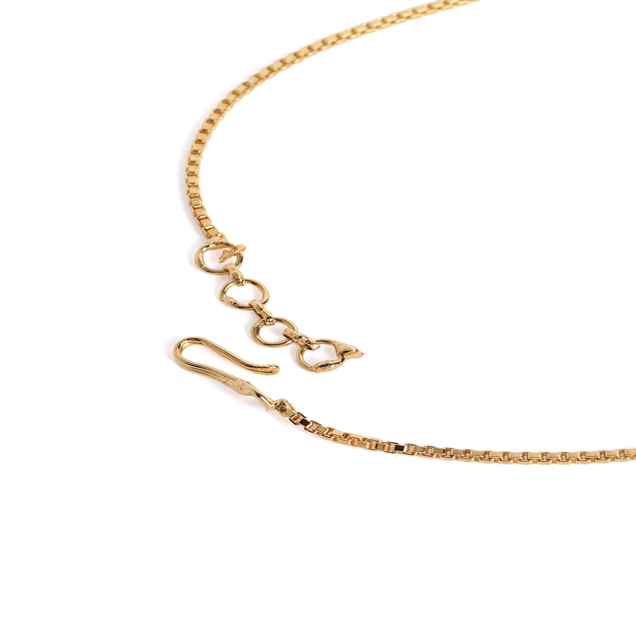 Gold Plated AD-Studded Navy Blue Jewellery Set