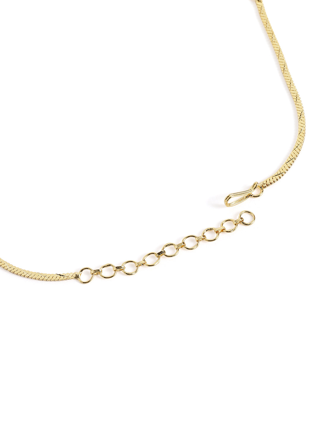 Gold-Plated AD-Studded Jewellery Set