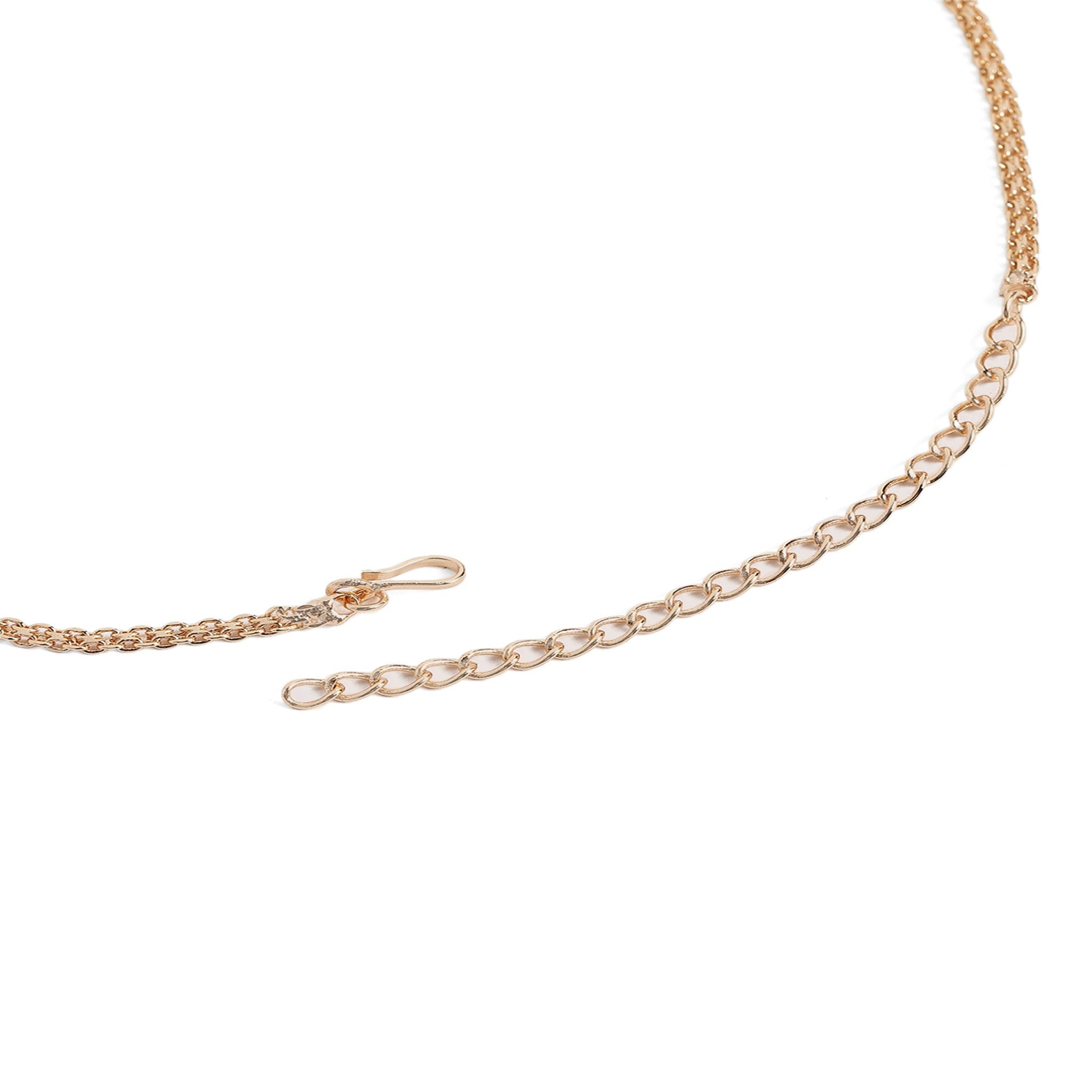 Gold Plated Kundan Classic Necklace Set